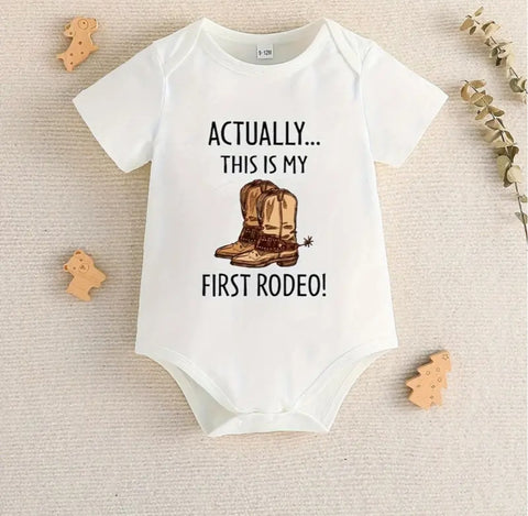 First Rodeo Onesie