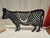 Cut out cow wall art